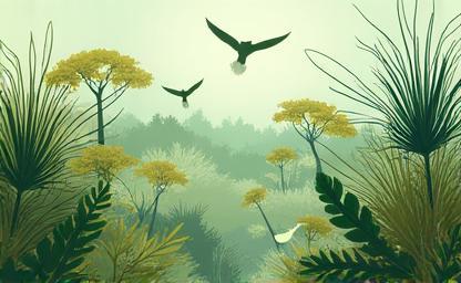 Custom digital illustrations for Eco Journal magazine