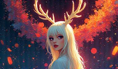 Custom illustration artwork with vibrant colors