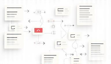 UI/UX design wireframes and user flow diagrams